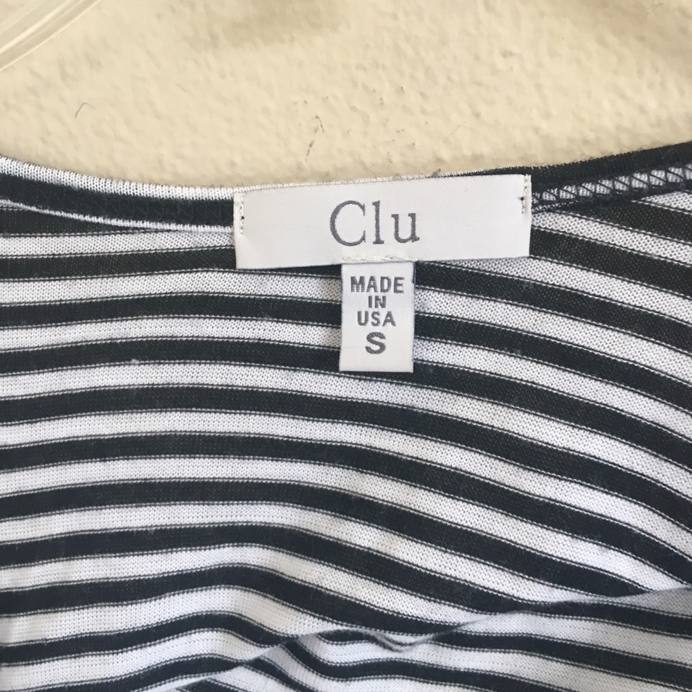 Clu Striped Ruched Dress S - Picture 2 of 6